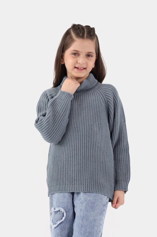 Minimal Style Gray Sweater